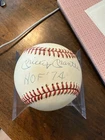 Mickey Mantle Signed "HOF '74" Baseball PSA/DNA authenticated