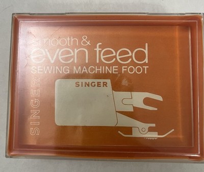Vintage Singer Smooth & Even Feed Walking Foot Style C-400 Slant Shank with Case