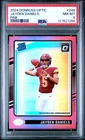 2024 PANINI DONRUSS OPTIC PINK #248 JAYDEN DANIELS ROOKIE RC PSA 8