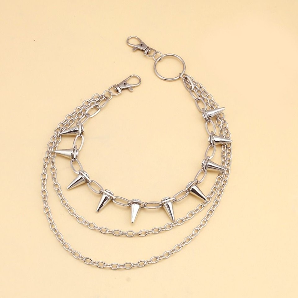 Multi-layer Layered Waist Chain Metal Pants Belt Chain Fashion Punk ...