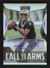 2021 Panini Playoff #CA-JWI Jameis Winston Call to Arms #/25 Auto Saints Surface