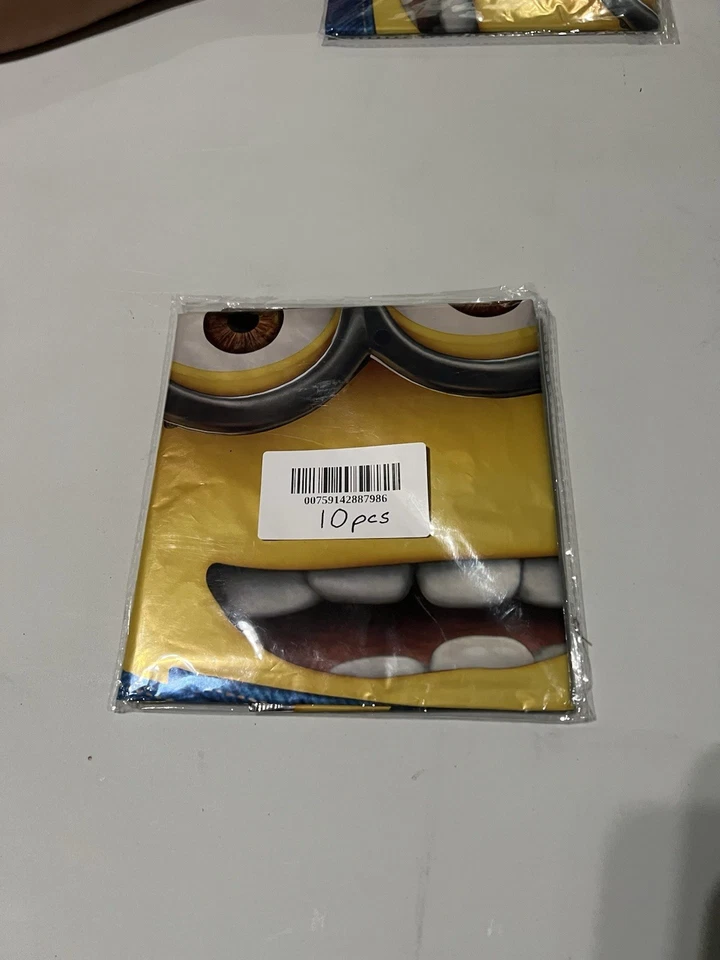 Minions Foil Ballon’s 10 Pcs Set Double Sided Party, Birthday - Image 3 of 4