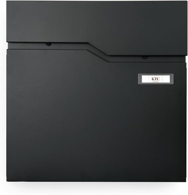 KTC Home Premium Briefkasten Postlux 4.0 Schwarz - mit Namensschild - Pulverbes.