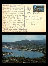 Carte postale Mayfairstamps Grenade à Livingston TX vue de la ville et des bateaux ccb_08399
