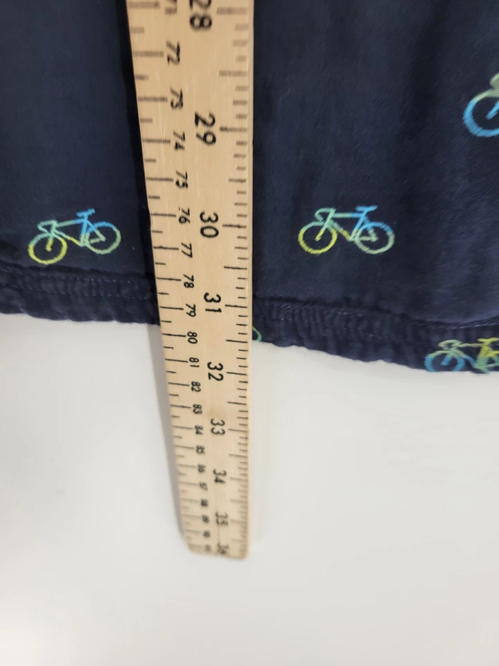 Camisa Mountain Khakis Para Hombres XXL Azul Estampado Bicicleta Manga Corta Abotonada Informal Foto 4 de 4