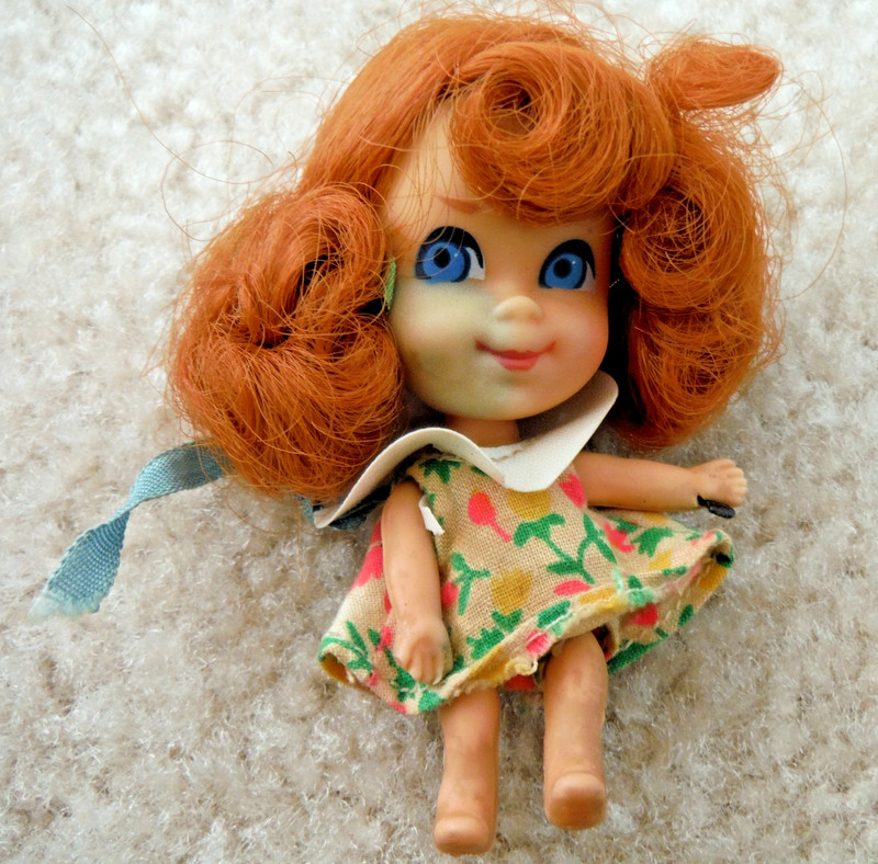 VTG 1967 MATTEL LIDDLE KIDDLES Trikey Triddle Doll ONLY- original outfit