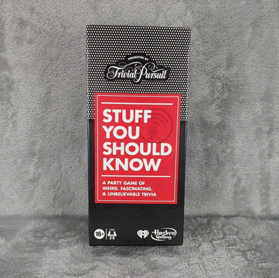 Hasbro Gaming Trivial Pursuit Stuff You Should Know Party Game Complete
