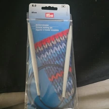 Circular Knitting Needle Plastic By Prym Dimensions: 8mm/80cm