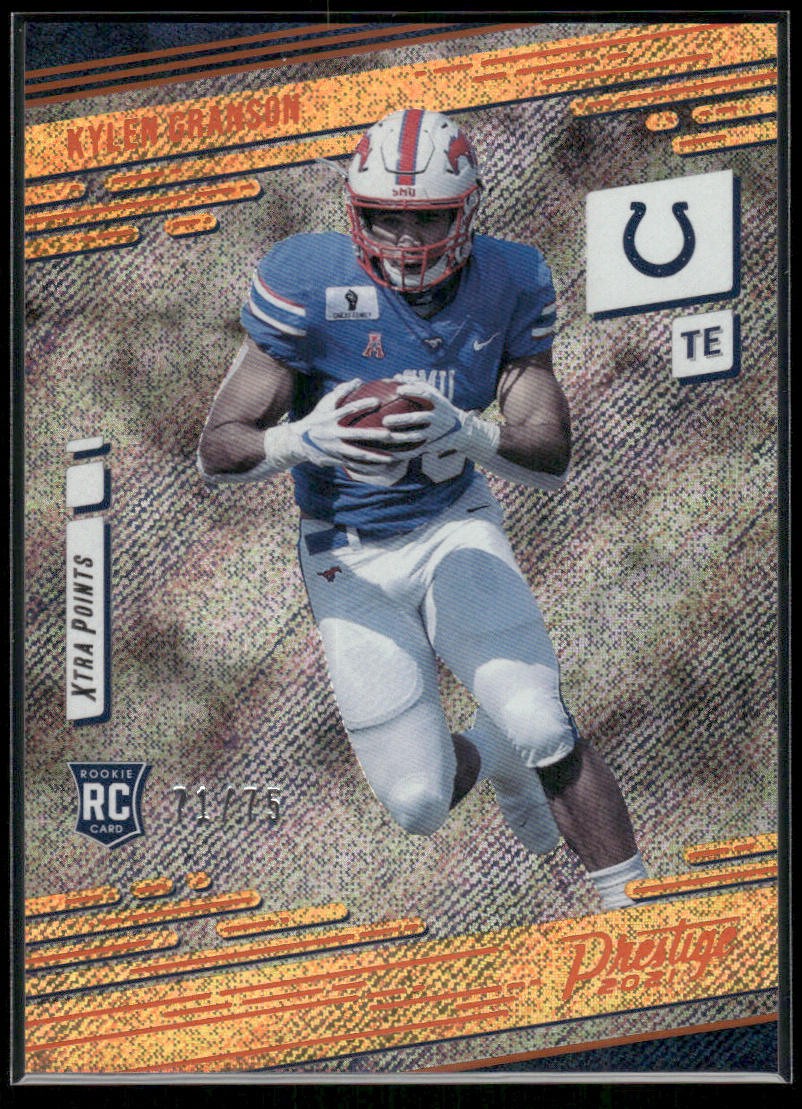Kylen Granson Panini Prestige #280 Orange Premium Xtra Points
