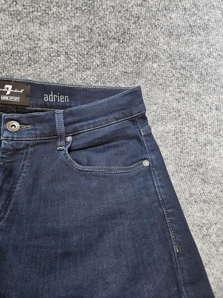 7 For All Mankind Adrien Luxe Sport Relaxed Fit Stretch Blue Jeans Men's 32 X 28 - Image 4 of 4