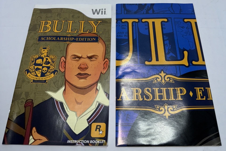 Bully Scholarship Edition Nintendo Wii Complete CIB w/ Map & Manual Tested Works - Image 3 of 4