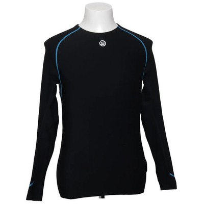 Skins, Unterziehshirt, Größe: XXL, Schwarz/Blau, Elasthan/Polyamid #Ecn