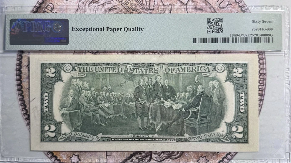 2013  2 Dollar Star New York FRN (B*) PMG 67 PPQ Gem - Image 2 of 2