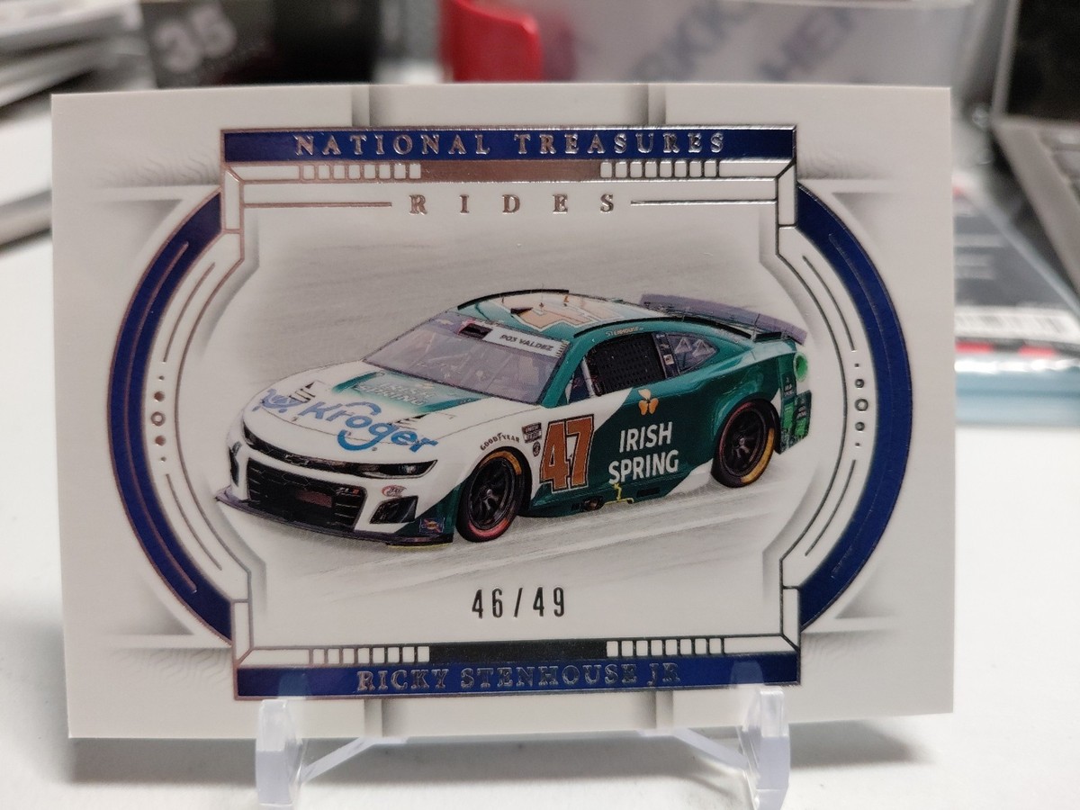 2024 National Treasures Ricky Stenhouse Jr Rides Silver 46/49 SP