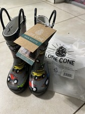 Lone Cone Kids Rain Boots for Girls & Boys – Waterproof Natural Rubber Toddler