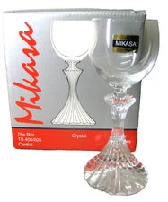 Set of 4 Germany MIKASA CRYSTAL The Ritz TS 400 / 005 Cordial  Liqueur Glasses