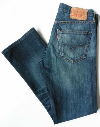 Men's Levis Straight Leg Jeans W29 L31 Blue Size 29R Levi Strauss - 第 1/7 張圖片