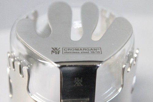 WMF Teeglas FROSCH Cromargan Halter & Glaseinsatz 2er Set - Bild 5 von 6