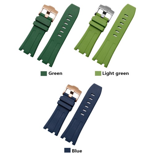 28mm Rubber Band For Audemars Piguet ROYAL OAK OFFSHORE 15703 Watchband Strap - Picture 11 of 22
