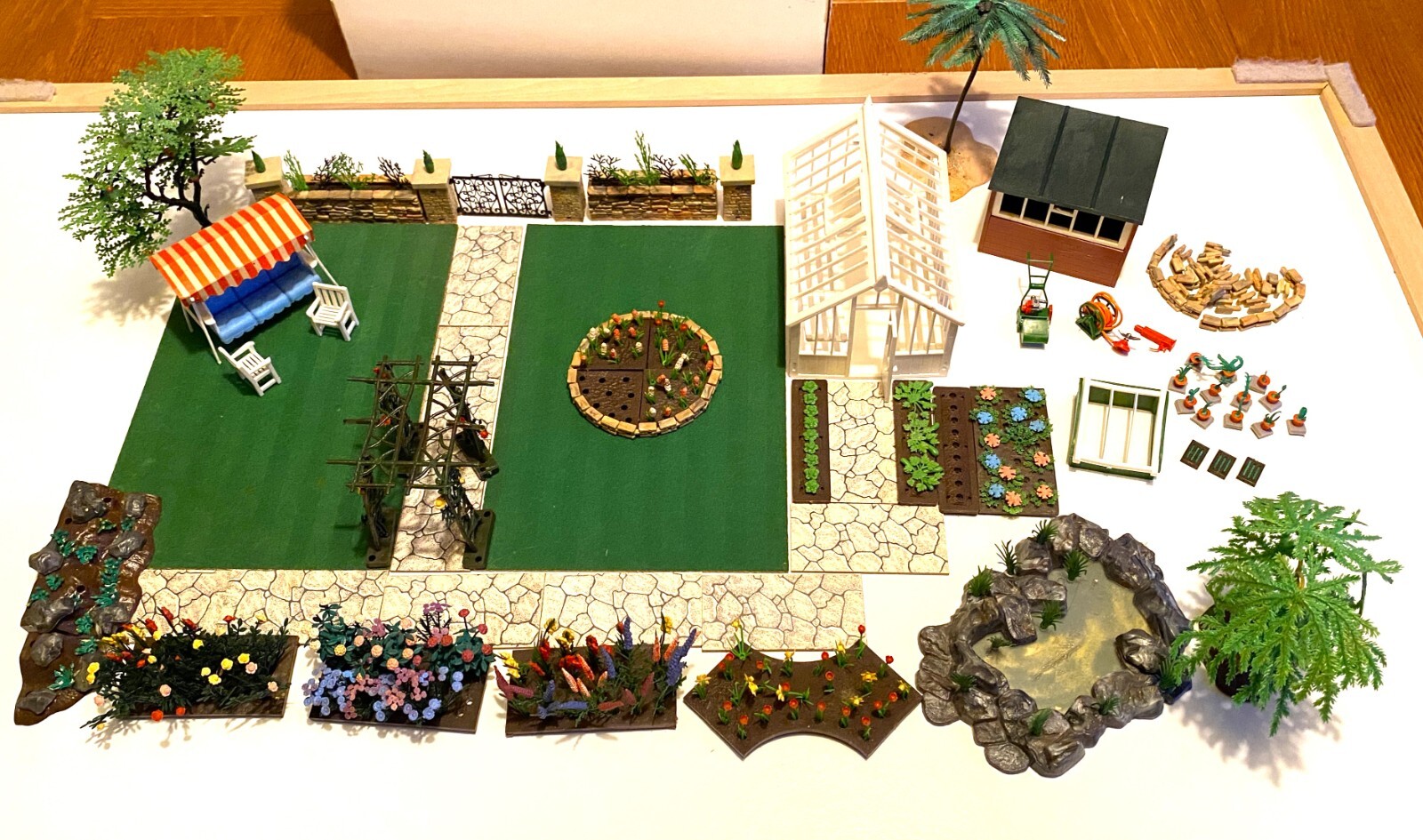 Britains Minature Floral Garden Job Lot eBay