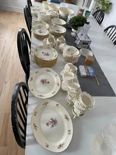 HOUSEHOLD INSTITUTE PRISCILLA PATTERN NAUTILUS BONE CHINA