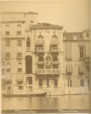 P.Salviati,Venice,Palazzo Contarin-Fasan, Vintage Albumen Print c.1880 -20 X 24