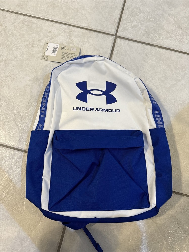 Under Armour Storm Loudon NEW with Tags 1364186-101 Blue with White Backpack NEW