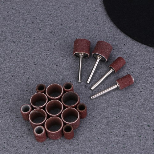 64 Pcs Pet Nail Art Sandpaper Ring Polishing Sandpapers Sanding Disc for Drill - Picture 5 of 11