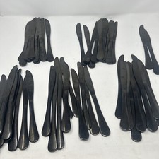 52 Piece Black Dinner Knives Stainless Steel Flatware