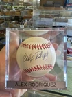 Alex Rodriguez Yankees Mariners Signed OAL Baseball  - W/case