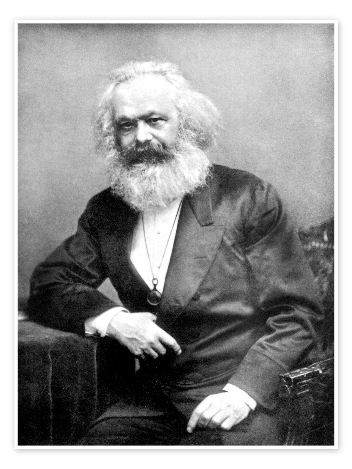 Poster Karl Marx - Hochformat, versch. Gr&ouml;&szlig;en