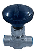 HY-LOK NV3F-4R-R  Integral Bonnet Needle Valve 1/4" PT 5000 psi panel mountable
