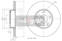 2X Maxgear 19-0783 Bremsscheibe FüR Audi