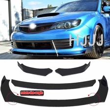 For Nissan Altima Front Bumper Lip Chin Spoiler Splitter Body Kit + Strut Rods