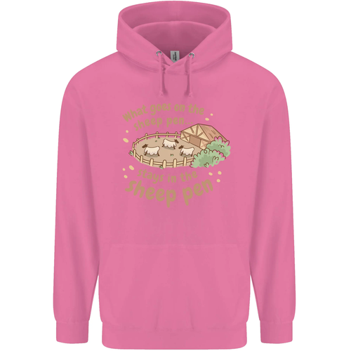 What Goes On In the Sheep Pen Farming Childrens Kids Hoodie - Picture 66 of 79