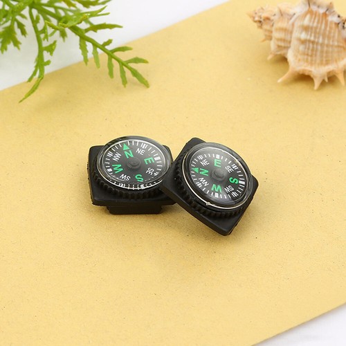 4x Mini Brújula Para Paracord Pulsera Bolsa Reloj Correa Montaje Supervivencia Navegación - Imagen 9 de 12