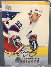 1995-96’ MIKE EASTWOOD UPPER DECK BE A PLAYER AUTOGRAPH (NM+)