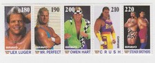 Bravo Briefmarke Wrestling Zusammendruck 180 + 190 + 200 + 210 +220