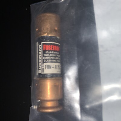 Cooper BUSSMANN Fusetron FRN-R-25 Time Delay Dual Element Current ...