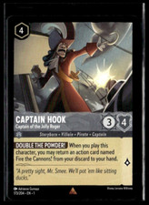 Disney Lorcana TCG Captain Hook Captain of the Jolly Roger Non Foil 173/204