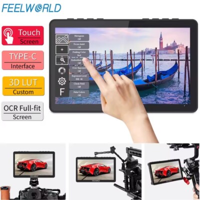 Feelworld F5 Pro V4 inch Touch Screen 3D LUT 4K HDMI DSLR Camera Field  Monitor