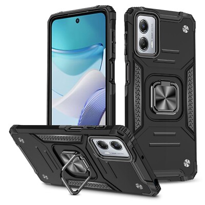 Für Motorola Moto G13 G23 G53 G73 Handyhülle Ring Stoßfest Cover