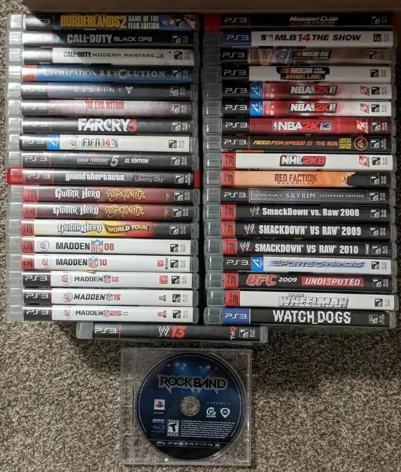 Playstation 3 PS3 Games - Pick and Choose - Tested, Most Complete in Box  (CIB)