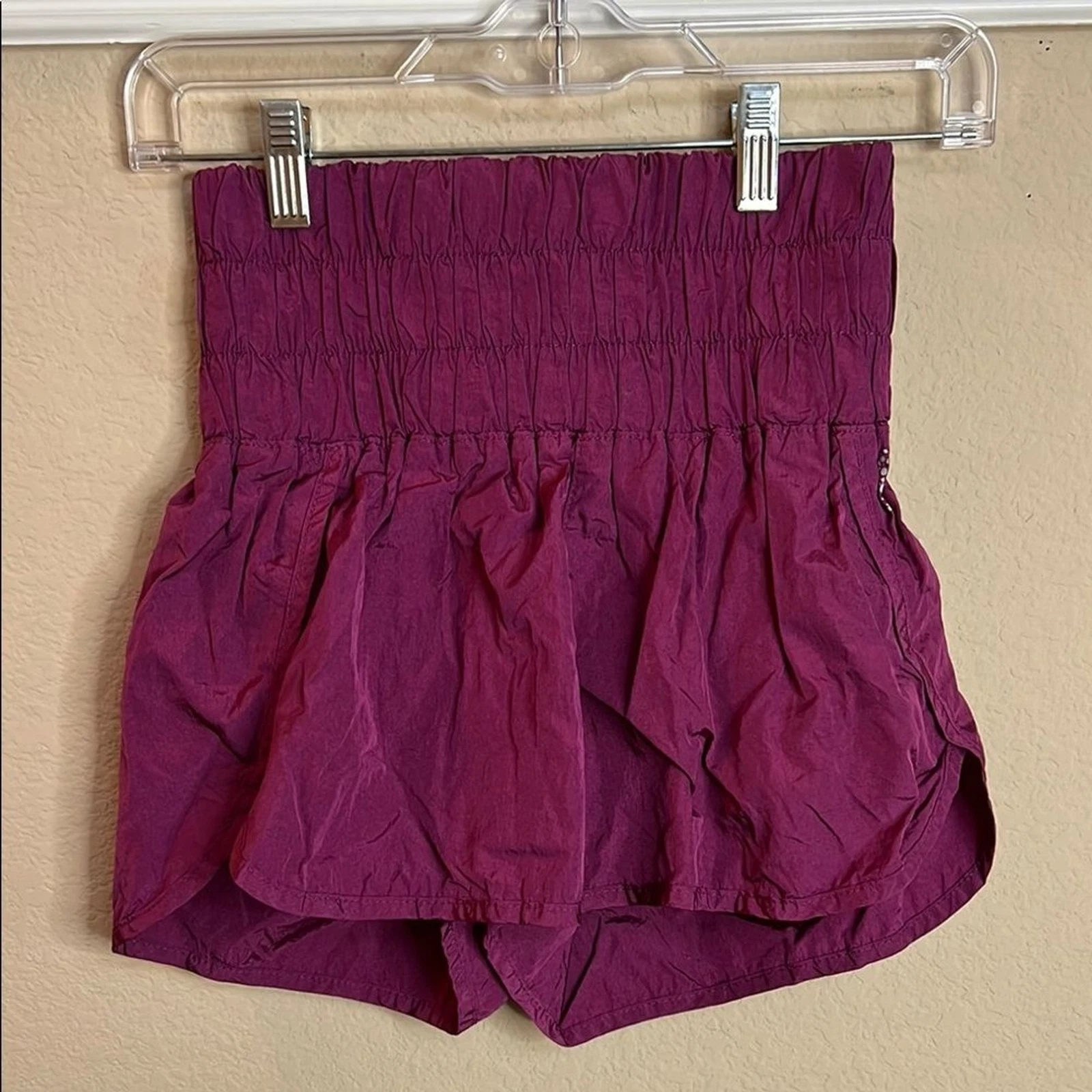 free-people-movement the way home athletic elastic waistband shorts