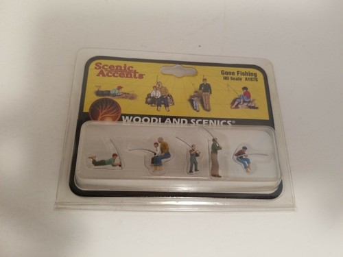 Woodland Scenic Scenic Accents Gone Fishing HO Scale A1878 - 第 1/11 張圖片