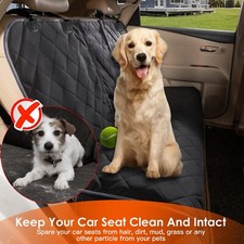 Dog Seat Cover Hammock Pet Seat Pad Back Waterproof Car Truck.