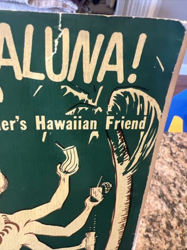 Vtg Okolemaluna Bottoms Up Amateur bartender Hawaiian Cocktail Guide J. Morse - Foto 6 di 16