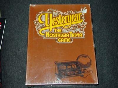 Samuel Ward Co. 1984 : Yesteryear - The Nostalagia Trivia Game (SEALED)