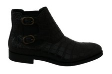 DOLCE & GABBANA Schuhe schwarz Krokodilleder ...