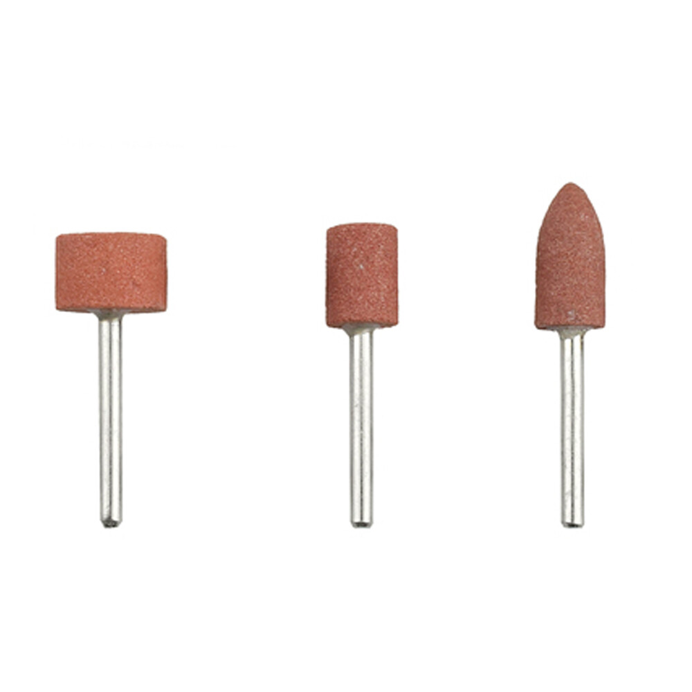 3x ROTARY TOOL GRINDING STONE SET DIY 